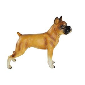 Vintage Lefton Boxer Dog Figurine Standing H02294